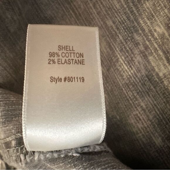 Witchery Grey Snap Button Up - Picture 8 of 9